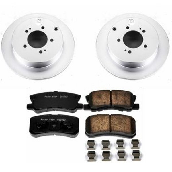 09-15 Mitsubishi Lancer Rear Z17 Evolution Geomet Coated Brake Kit