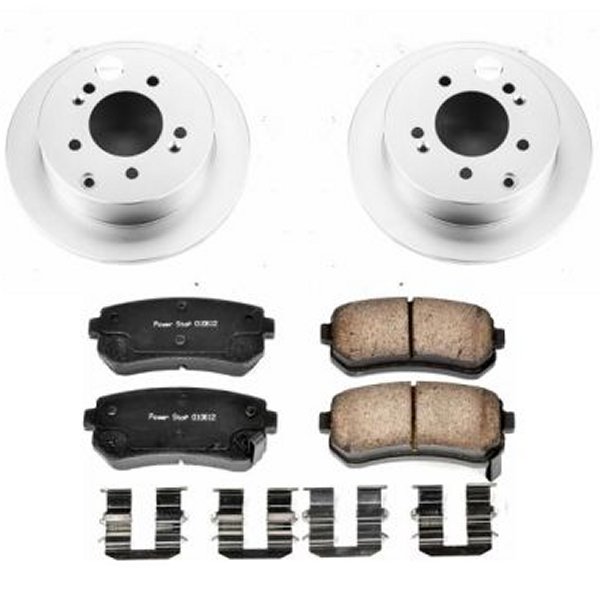 10-13 Kia Forte Rear Z17 Evolution Geomet Coated Brake Kit