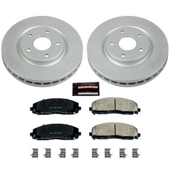 17-19 Chrysler Pacifica Front Z17 Evolution Geomet Coated Brake Kit