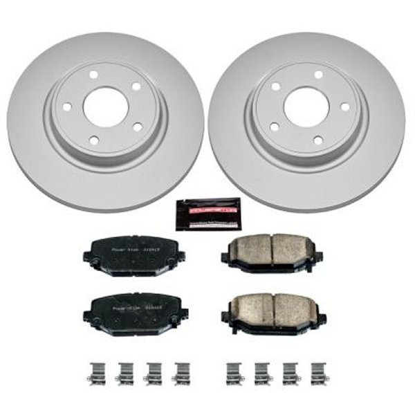 12-16 Chrysler Town & Country Rear Z17 Evolution Geomet Coated Brake Kit