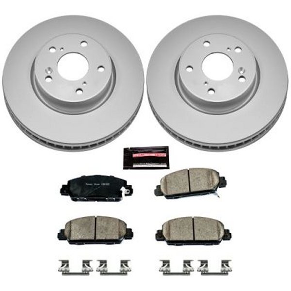 13-19 Honda Accord Front Z17 Evolution Geomet Coated Brake Kit