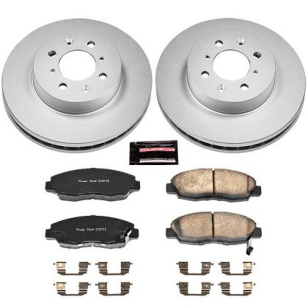96-05 Honda Civic Front Z17 Evolution Geomet Coated Brake Kit