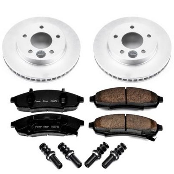 87-94 Oldsmobile Cutlass Cruiser Front Z17 Evolution Geomet Coated Brake Kit