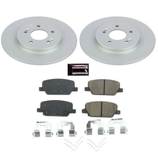 2019 Hyundai Santa Fe Rear Z17 Evolution Geomet Coated Brake Kit