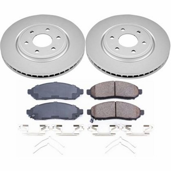 2019 Nissan Frontier Front Z17 Evolution Geomet Coated Brake Kit