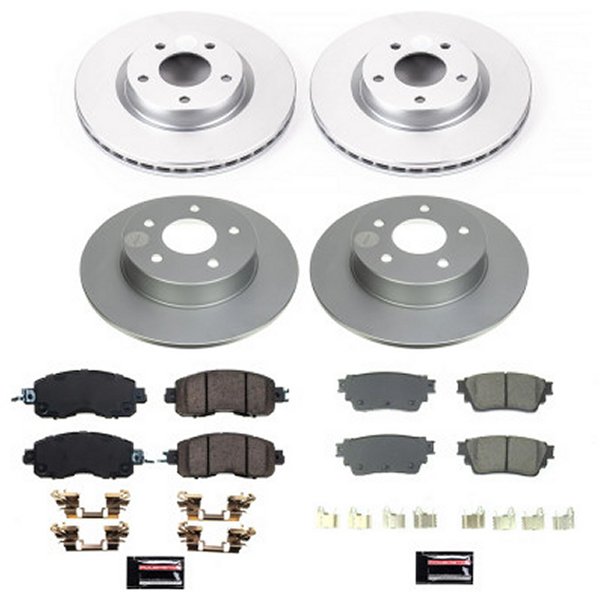 19-22 Nissan Altima Front & Rear Z17 Coated Brake Kit