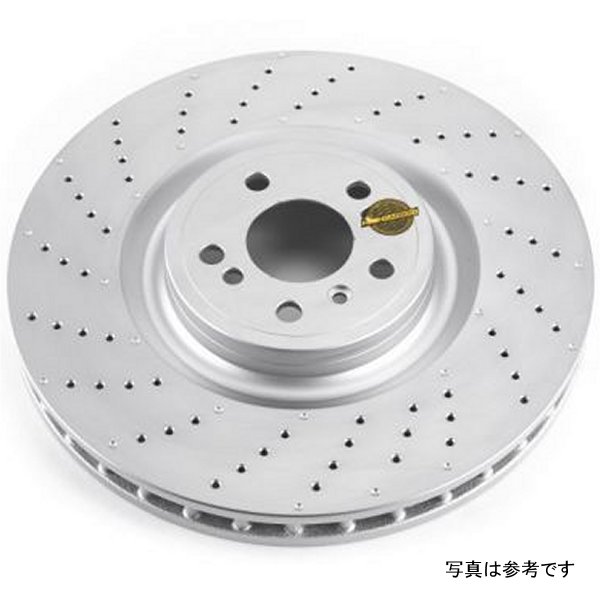 13-16 Mercedes-Benz GL350 Front Evolution High Carbon Geomet Coated Rotor