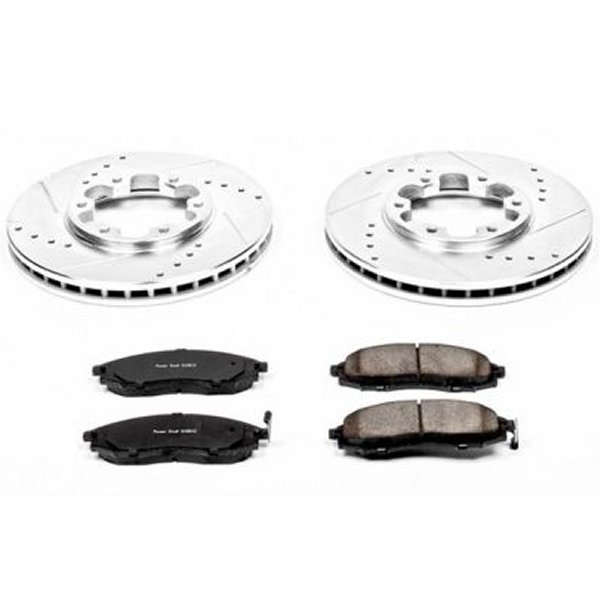 03-04 Nissan Frontier Front Z23 Evolution Sport Brake Kit