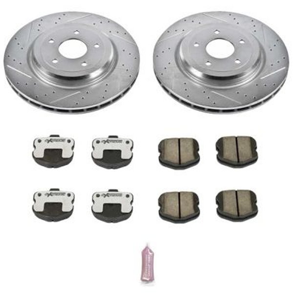 06-13 Chevrolet Corvette Rear Z26 Street Warrior Brake Kit