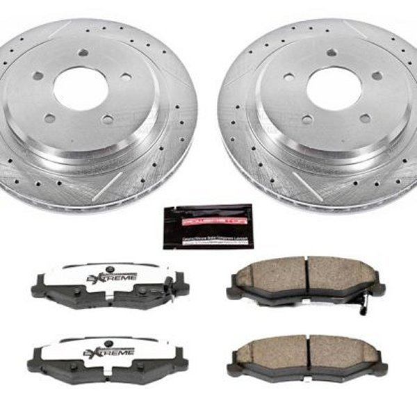 04-09 Cadillac XLR Rear Z26 Street Warrior Brake Kit