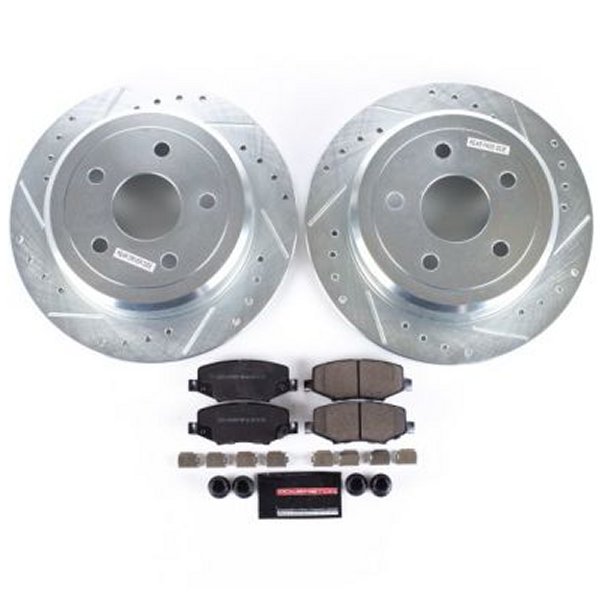 07-17 Jeep Wrangler Rear Z23 Evolution Sport Brake Kit