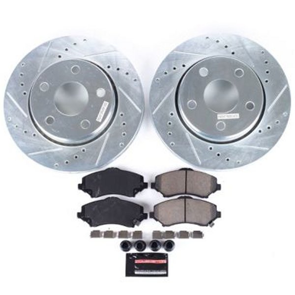 07-17 Jeep Wrangler Front Z23 Evolution Sport Brake Kit