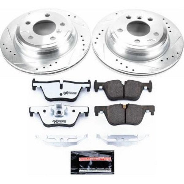 13-18 BMW 320i xDrive Rear Z26 Street Warrior Brake Kit