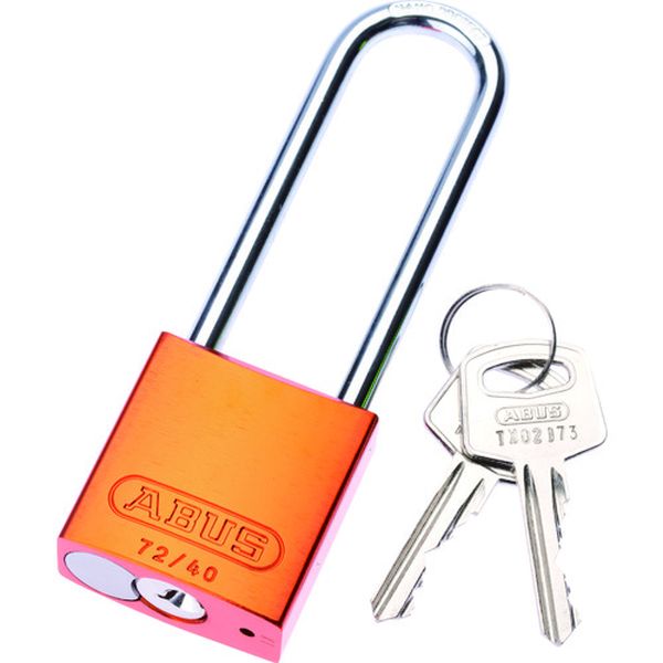 ロックアウト用ハイセキュリティパドロック オレンジ