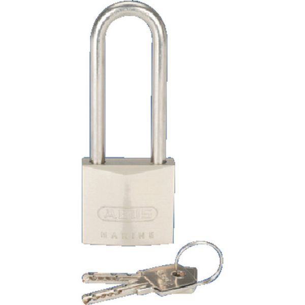 ロックアウト用ステンレスタイプパドロック シルバー