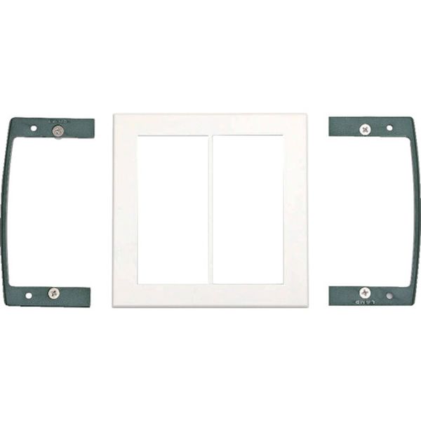 PXPES12WT 385-8638 (210040760)ワイドスイッチプレート(2連)