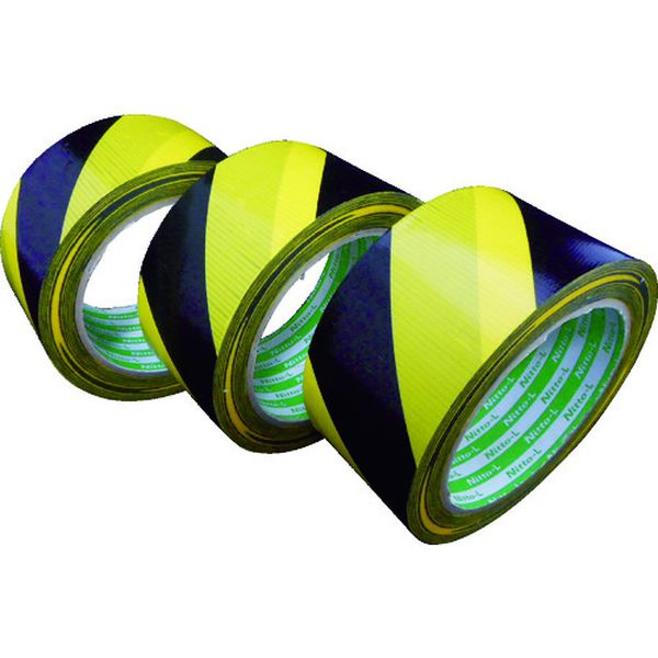 プリント養生テープ P-YB 50mmX25M イエロー/ブラック