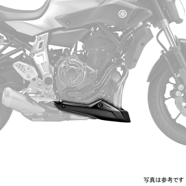 アンダーカウル 16年-22年 MT-07 黒