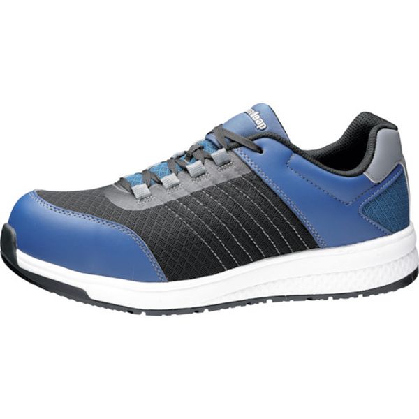 ミドリ安全 高反発ソール 先芯入りスニーカー QL-01Nネイビー 25cm