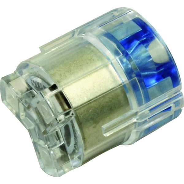 3  クイックロック 差込形電線コネクタ(Φ2.0・2.6用) 極数3 青透明 20個入