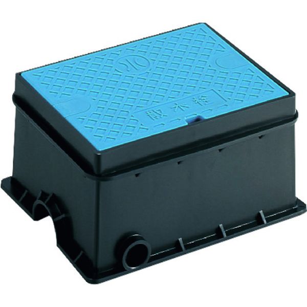 R819B 167-2862  散水栓ボックス(床面用)青