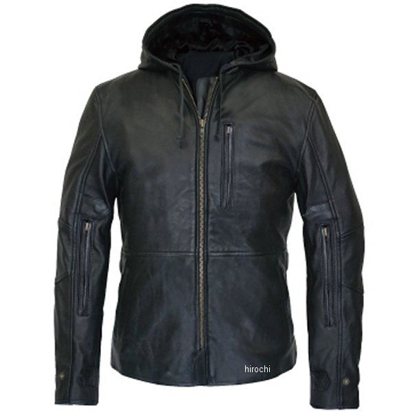 シープレザーパーカーFP 黒