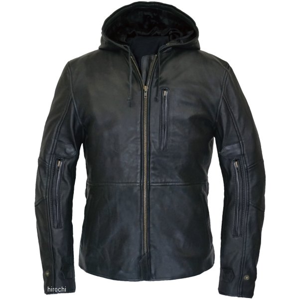 シープレザーパーカーFP 黒 Sサイズ
