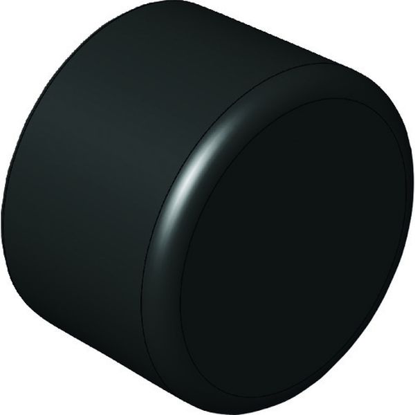 パイプエンドキャップ(黒)・φ12