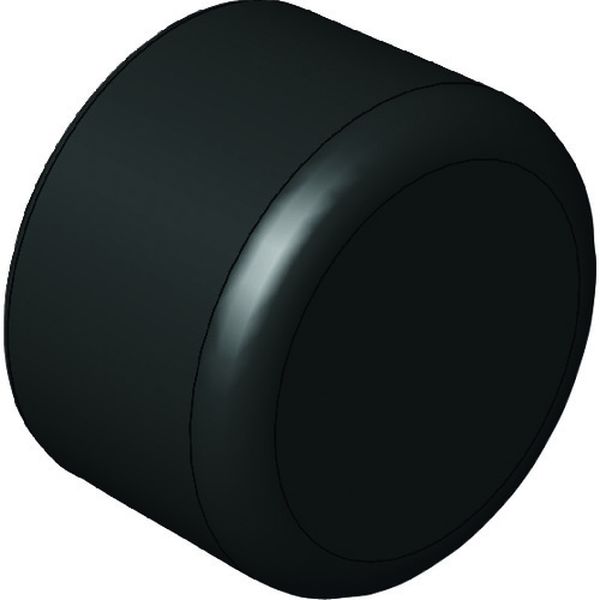 パイプエンドキャップ(黒)・φ8