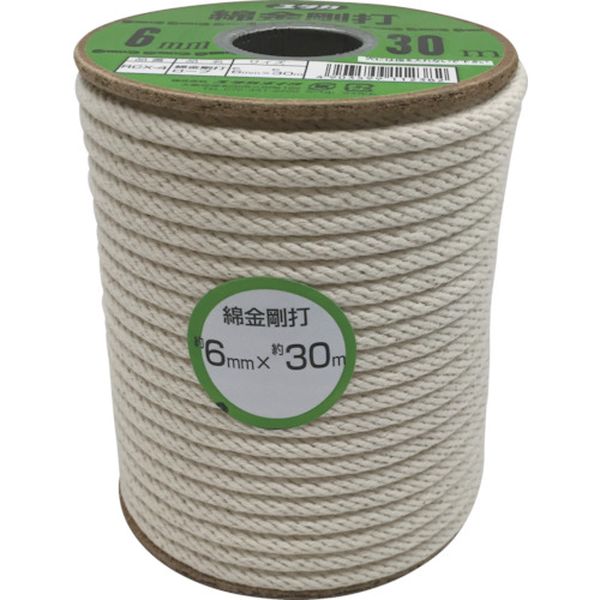 綿金剛打ロープ ボビン巻 6mm×30m