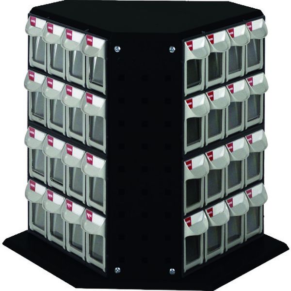 回転パーツスタンド 430mm 48引出し 黒色