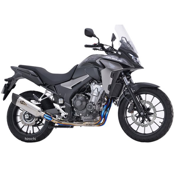 フルエキゾースト リアルスペック シングル TypeS 17年以降 ホンダ 400X チタンポリッシュ