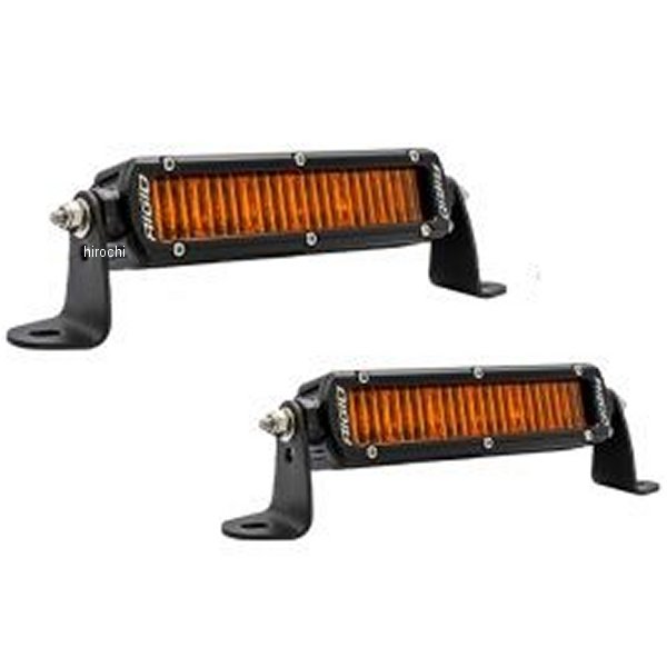 6インチ SR SAE アンバーPRO レンズ付き ペア