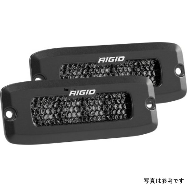Rigid Industries SR-Q シリーズ PRO Midnight Edition Spot Diffused ペア