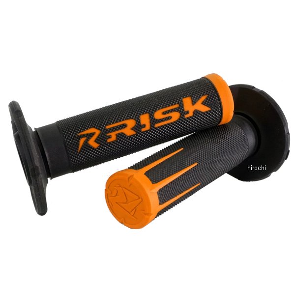 リスクレーシング RISK RACING MOTOグリップ オレンジ