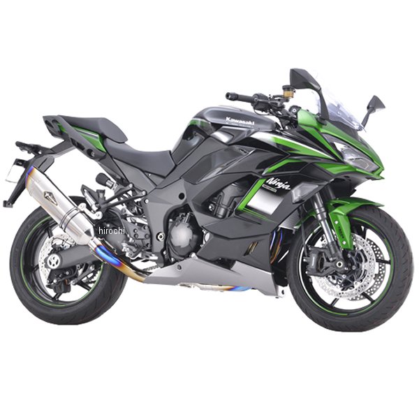 アールズギア リアルスペック フルエキゾースト シングル UP タイプ Ninja 1000SX 20年以降 チタンポリッシュ