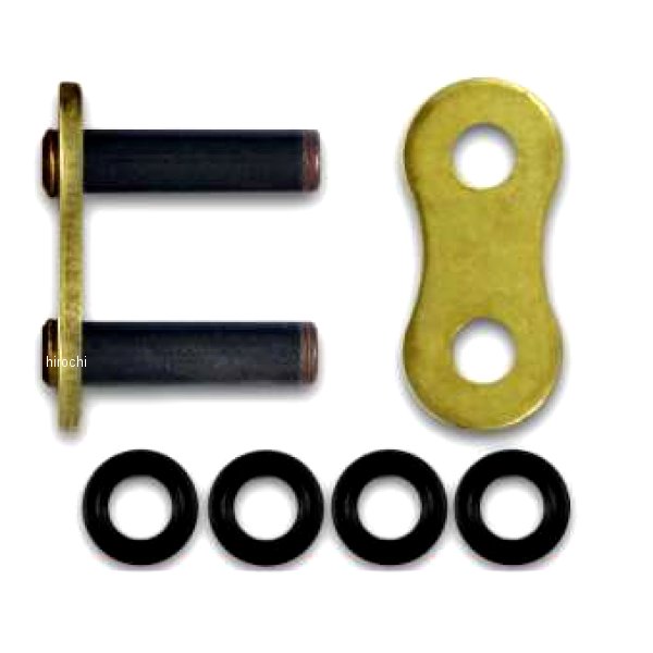 RK チェーン GB525XRE-RIVET ゴールド