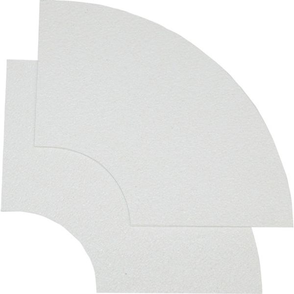 RM205 353-9640  ロードマーキング ラインU字パーツ100mm幅 白