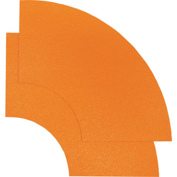 RM208 353-9637  ロードマーキング ラインU字パーツ150mm幅 黄