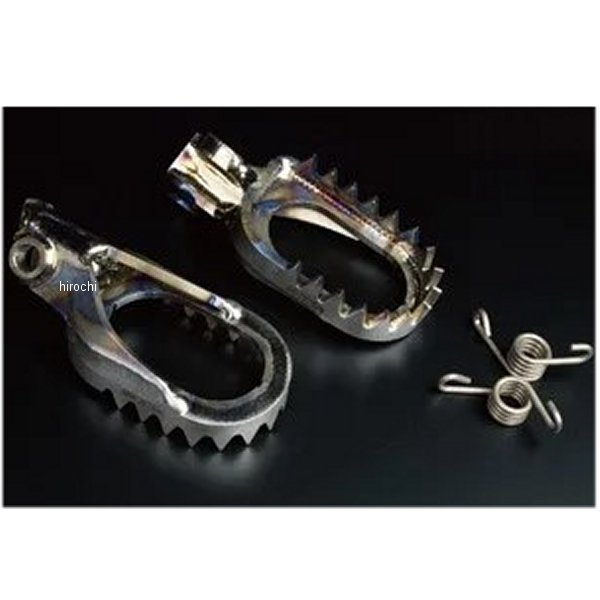 RAPTOR  チタンフットペグ エッジ 23年以降 ハスクバーナ TC125 シルバー