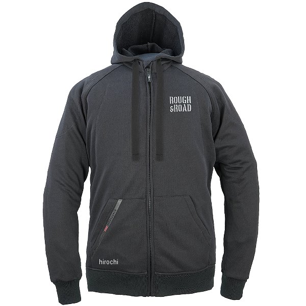 春夏モデル ラフライドZIPパーカー エアスルーパッドセット 黒