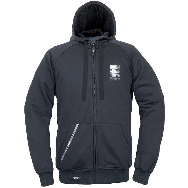 春夏モデル ラフライドZIPパーカー ブラックフリップ