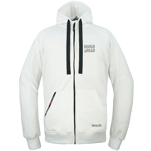 春夏モデル ラフライドZIPパーカー 白