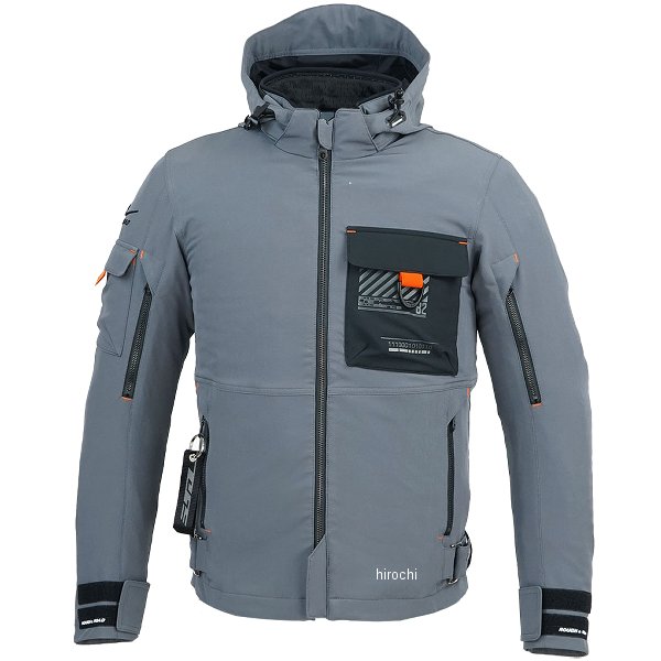 春夏モデル エアスルーソフトシェルストレッチパーカーFP グレー レディース WLサイズ