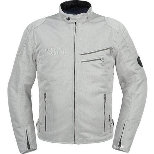 春夏モデル ライディングZIPメッシュジャケットEM オールシルバー