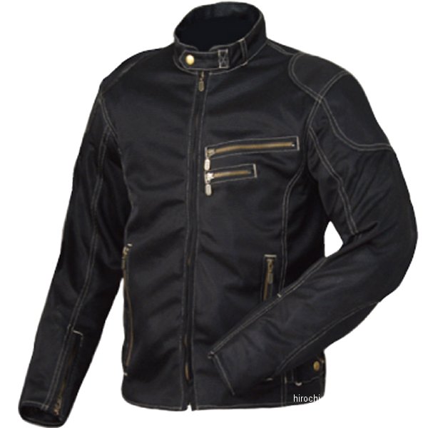 春夏モデル ライディングZIPメッシュジャケット 黒 WMサイズ レディース