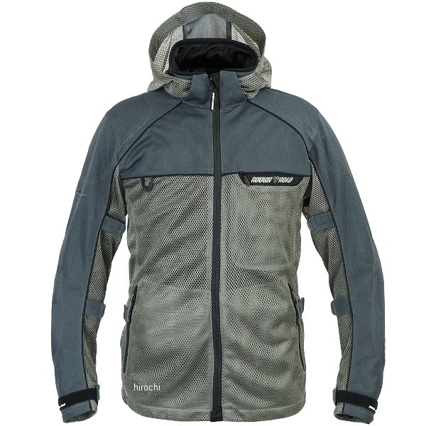 春夏モデル ダイレクトエアメッシュパーカーFP ガンメタ Lサイズ