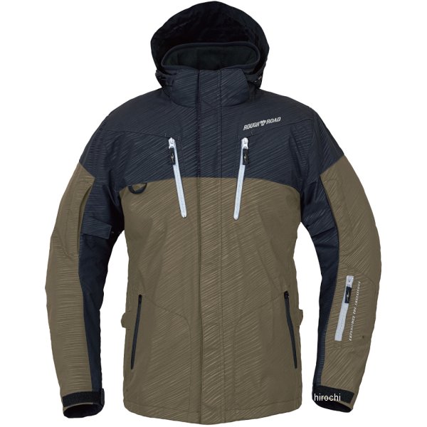 秋冬モデル WSプリマロフトウォームパーカー 黒/カーキ Lサイズ