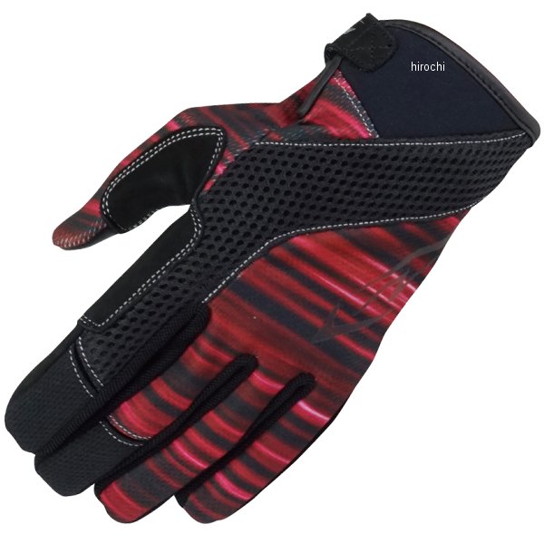 春夏モデル ライディングメッシュグローブ ボルドー WMサイズ レディース