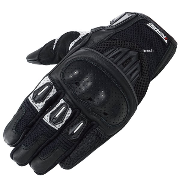 春夏モデル レディース プロテクションエアスルーグローブ 黒/白 WLサイズ